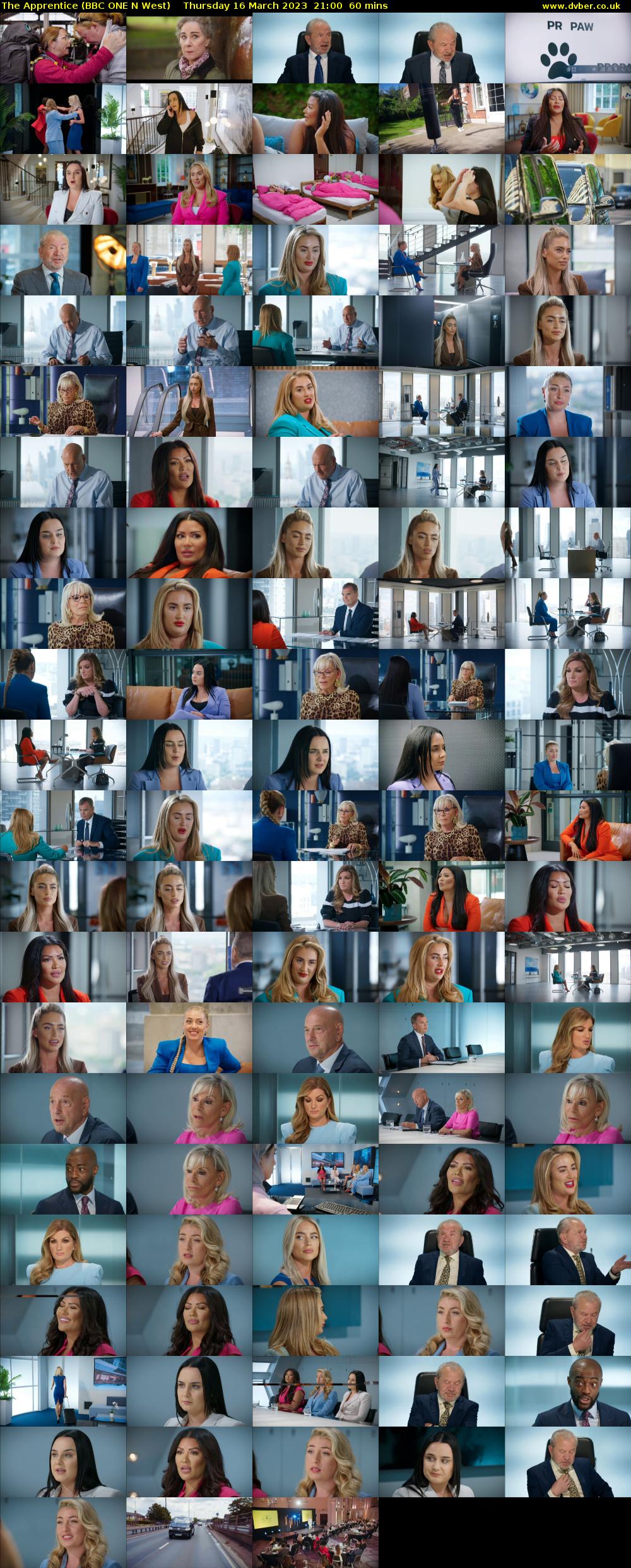 The Apprentice (BBC ONE N West) Thursday 16 March 2023 21:00 - 22:00