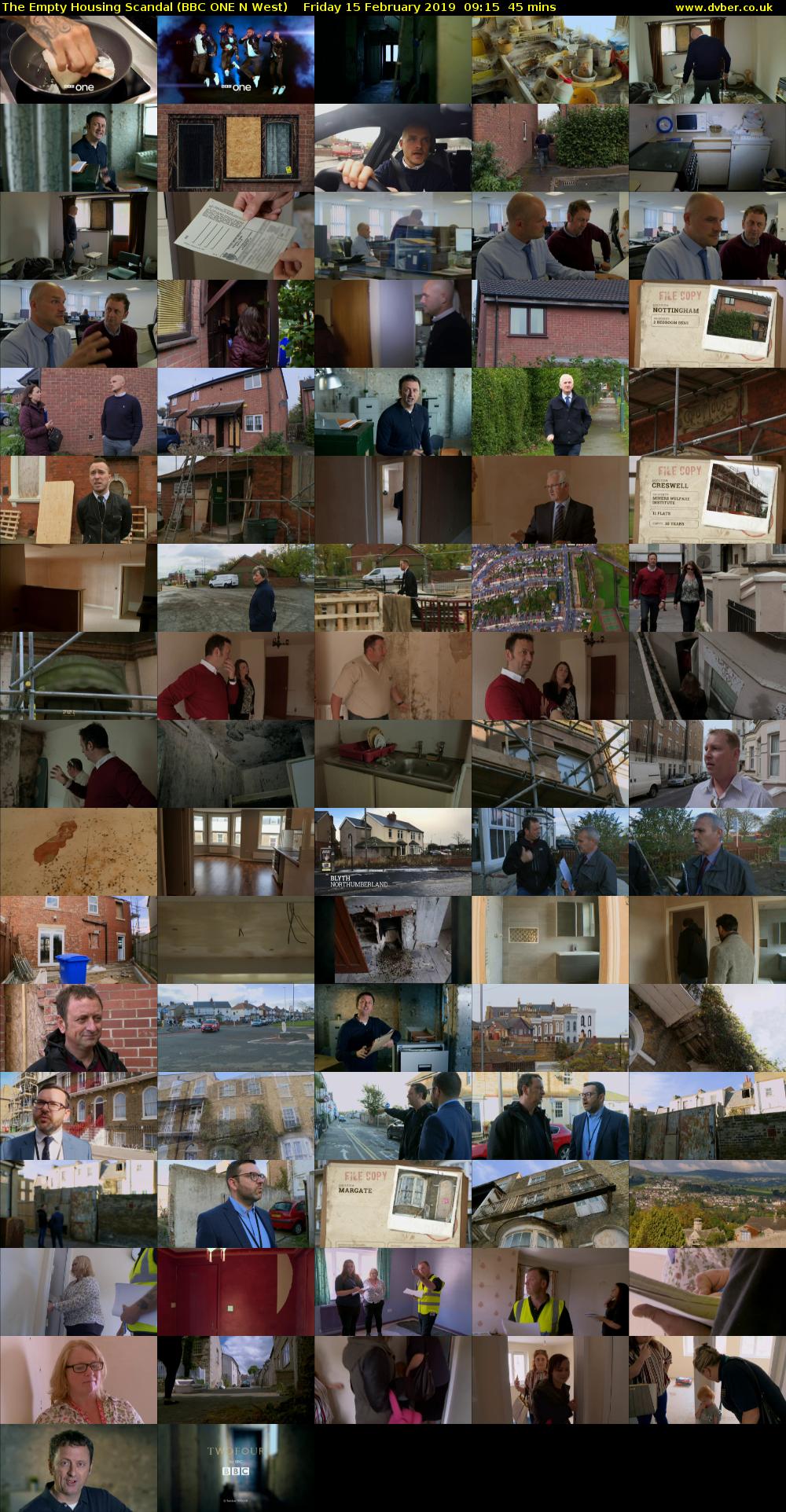 The Empty Housing Scandal (BBC ONE N West) Friday 15 February 2019 09:15 - 10:00