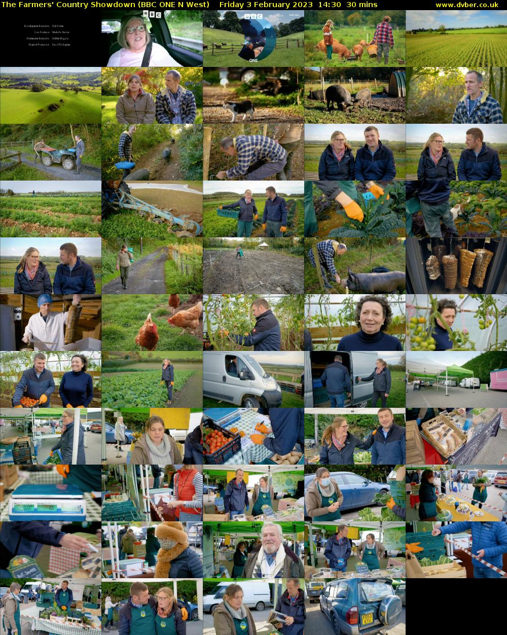The Farmers' Country Showdown (BBC ONE N West) Friday 3 February 2023 14:30 - 15:00
