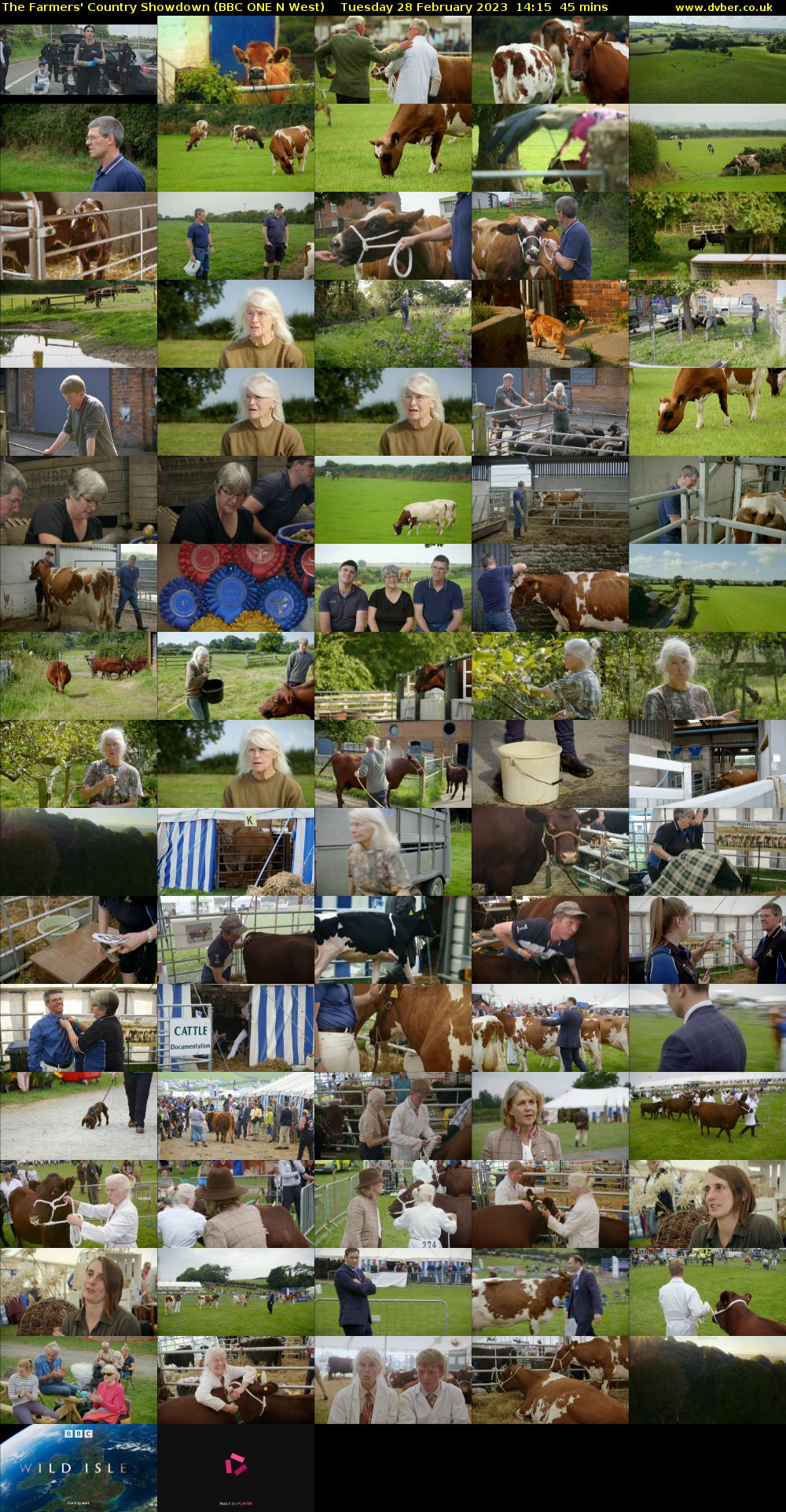 The Farmers' Country Showdown (BBC ONE N West) Tuesday 28 February 2023 14:15 - 15:00
