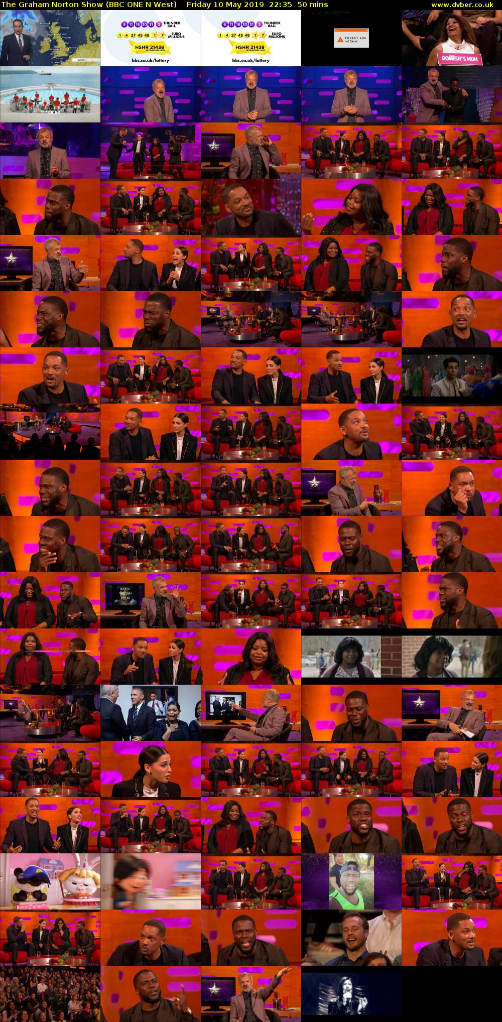 The Graham Norton Show (BBC ONE N West) Friday 10 May 2019 22:35 - 23:25