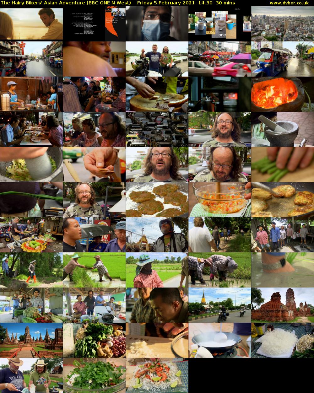 The Hairy Bikers' Asian Adventure (BBC ONE N West) Friday 5 February 2021 14:30 - 15:00