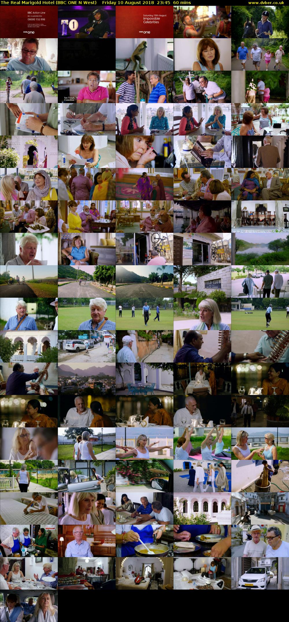 The Real Marigold Hotel (BBC ONE N West) Friday 10 August 2018 23:45 - 00:45