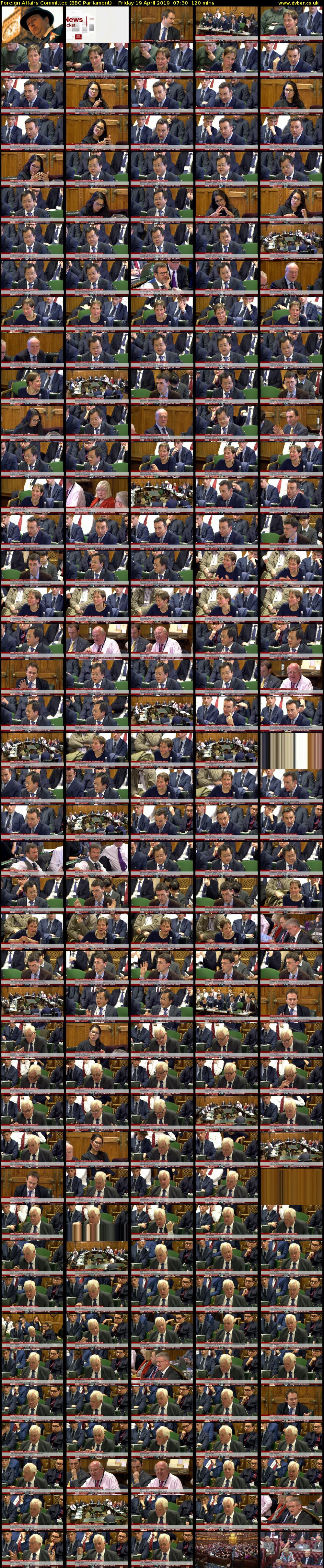 Foreign Affairs Committee (BBC Parliament) Friday 19 April 2019 07:30 - 09:30