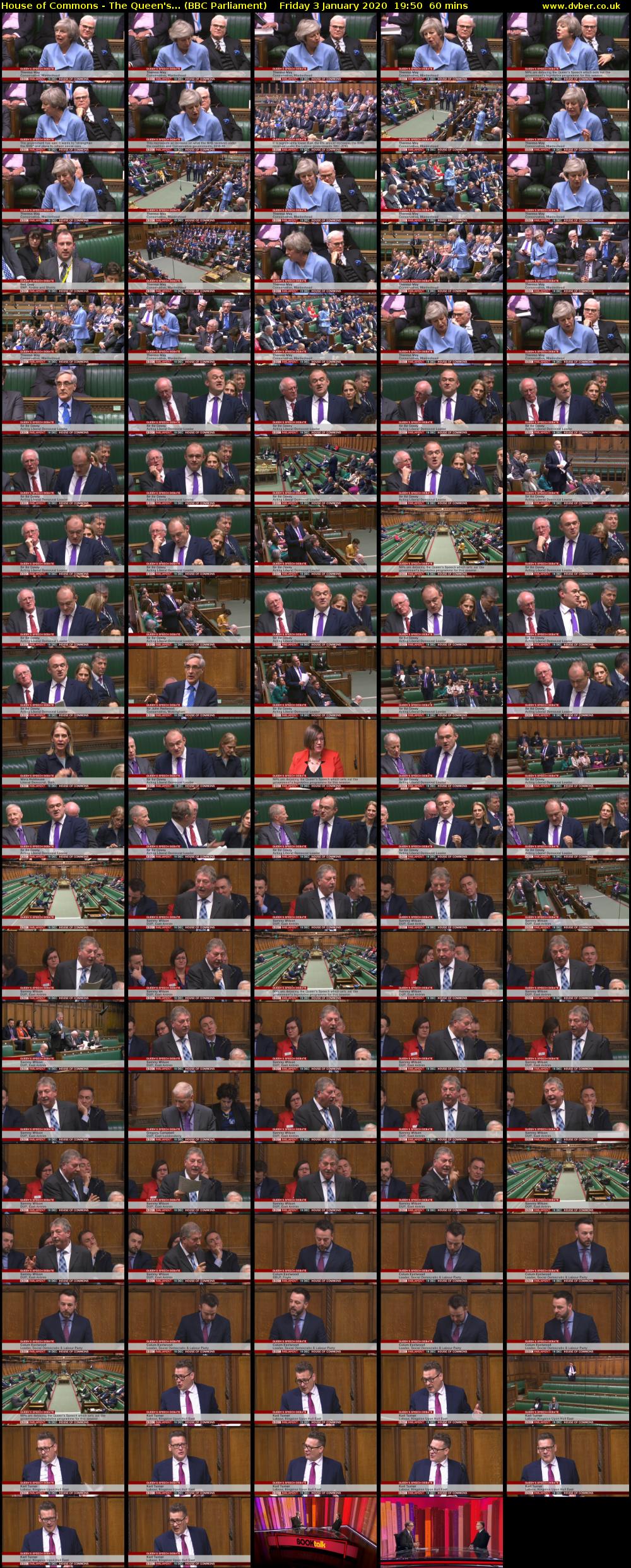 House of Commons - The Queen's... (BBC Parliament) Friday 3 January 2020 19:50 - 20:50