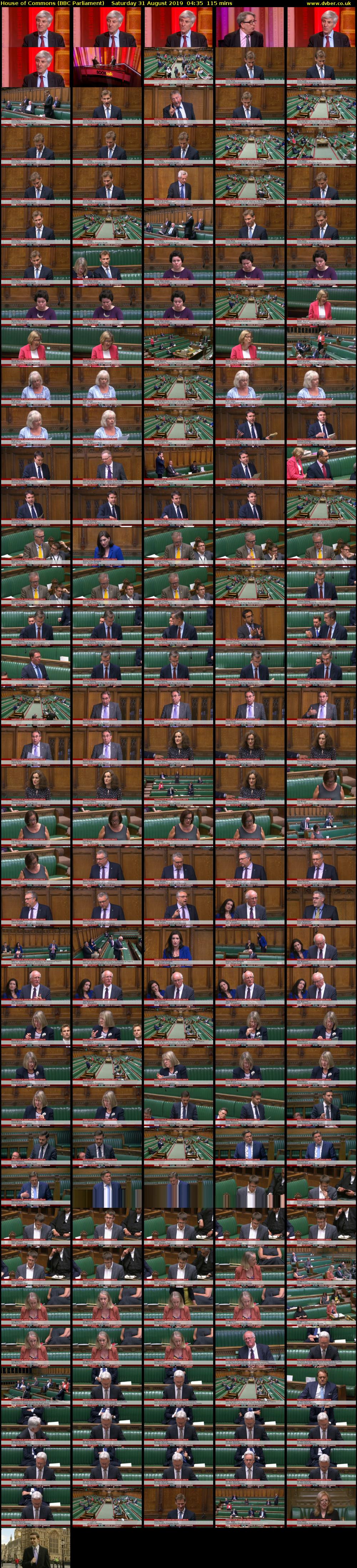 House of Commons (BBC Parliament) Saturday 31 August 2019 04:35 - 06:30