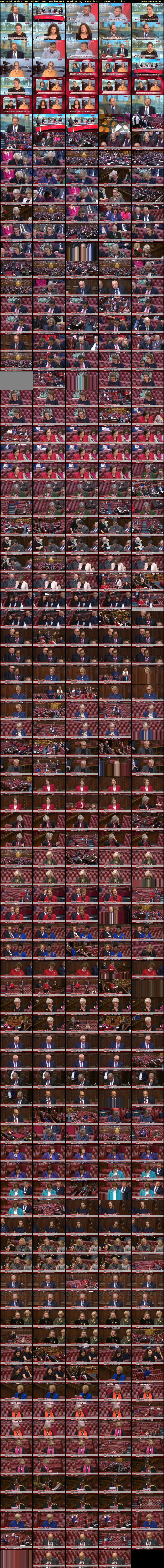 House of Lords - International... (BBC Parliament) Wednesday 11 March 2020 01:00 - 06:00