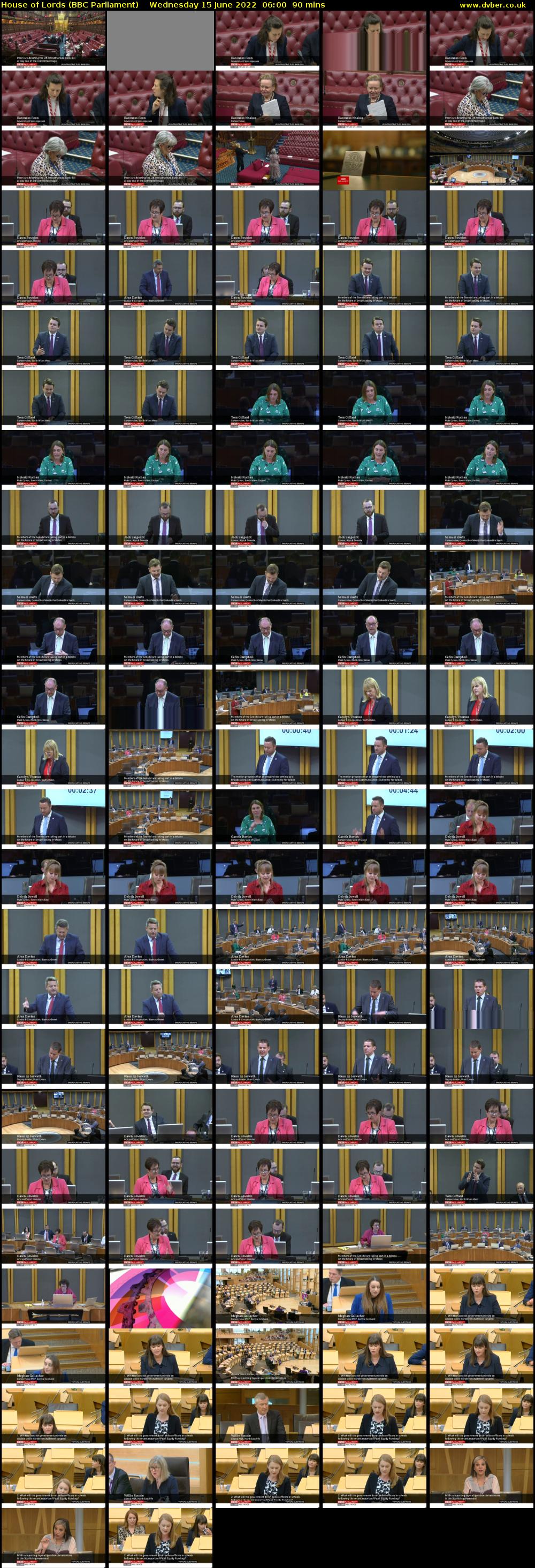 House of Lords (BBC Parliament) Wednesday 15 June 2022 06:00 - 07:30