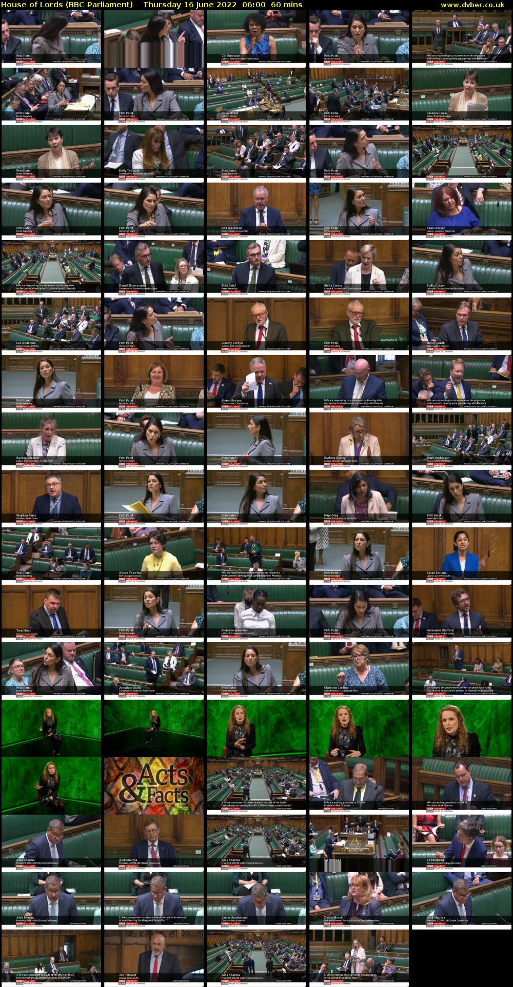 House of Lords (BBC Parliament) Thursday 16 June 2022 06:00 - 07:00