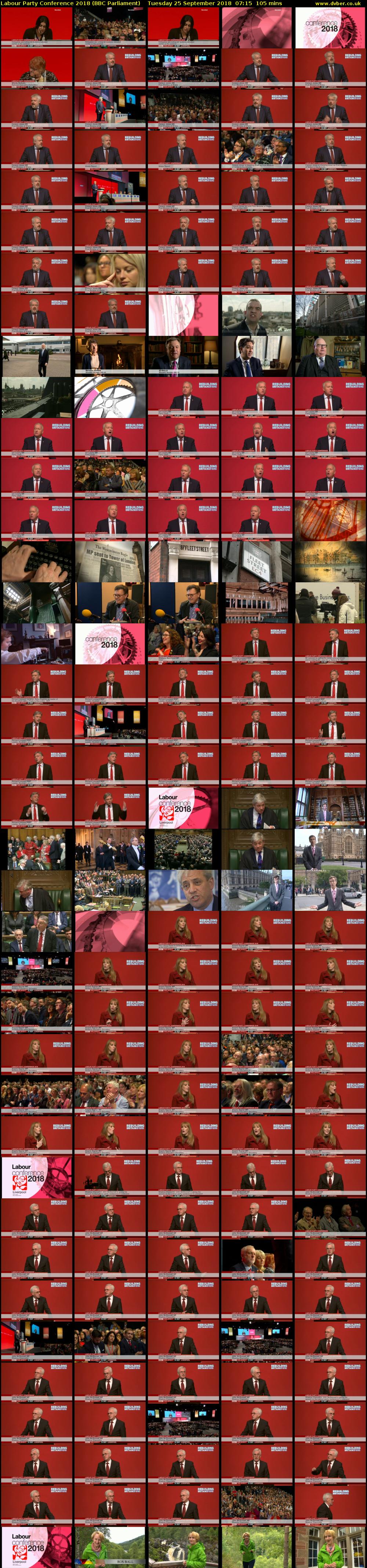 Labour Party Conference 2018 (BBC Parliament) Tuesday 25 September 2018 07:15 - 09:00