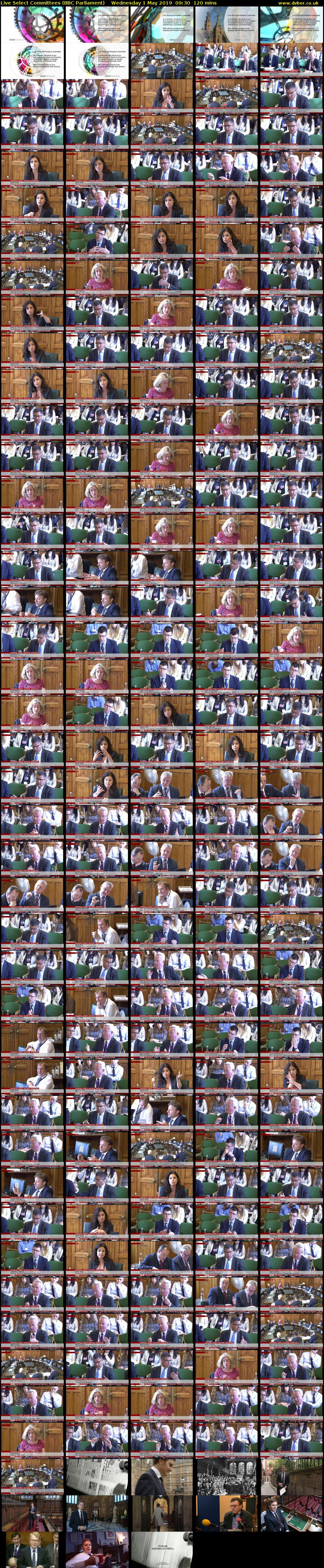 Live Select Committees (BBC Parliament) Wednesday 1 May 2019 09:30 - 11:30