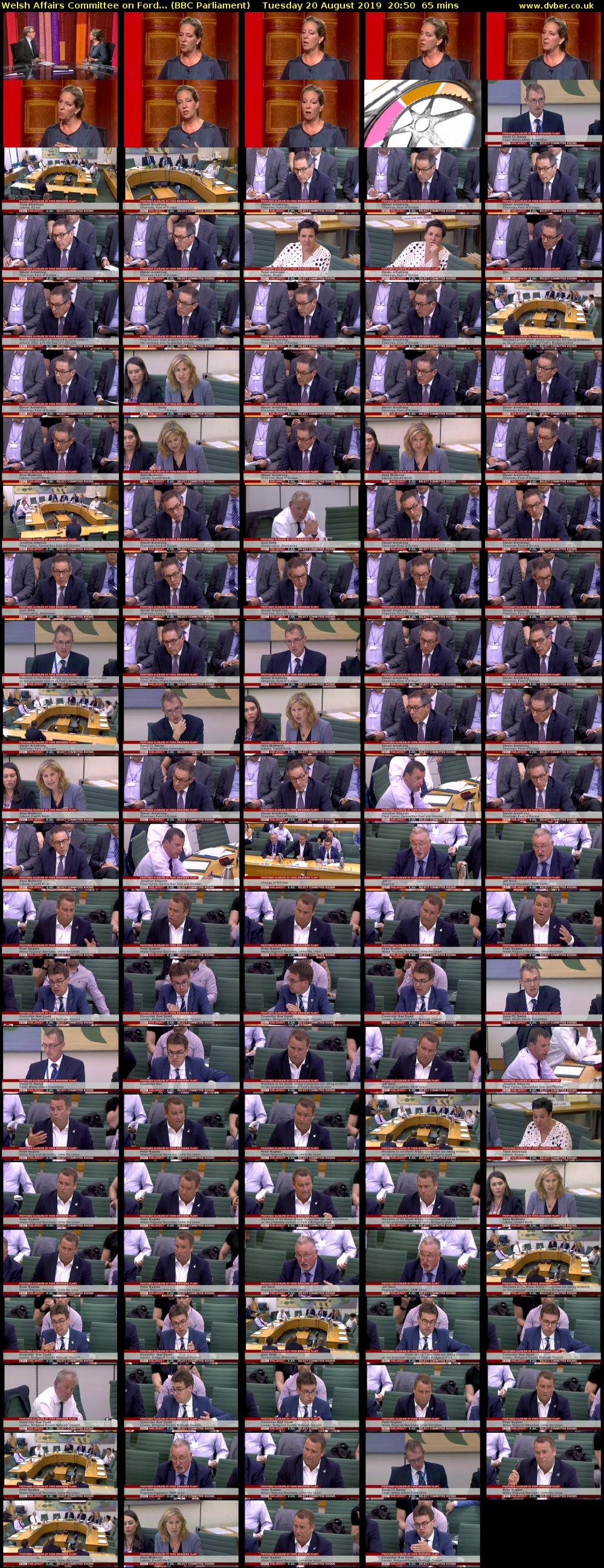Welsh Affairs Committee on Ford... (BBC Parliament) Tuesday 20 August 2019 20:50 - 21:55