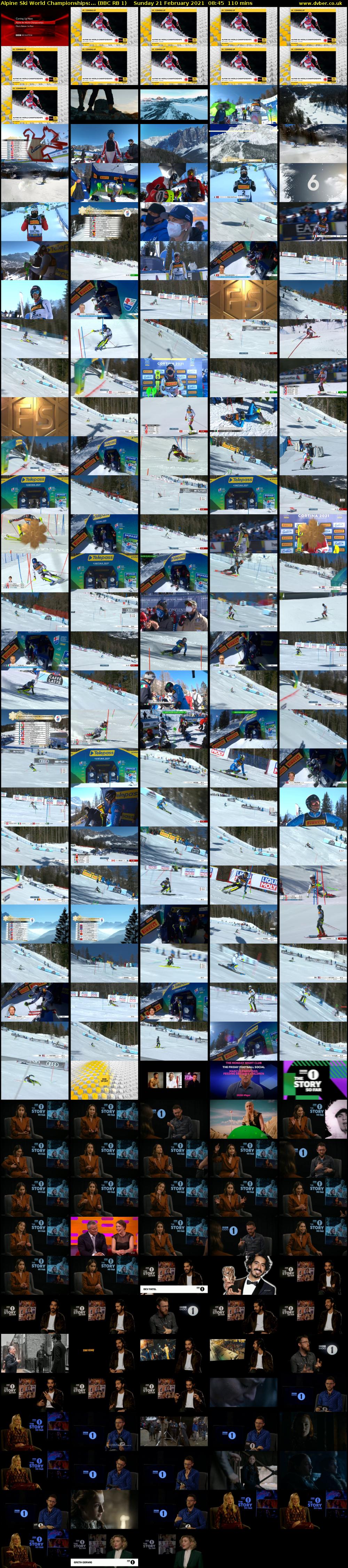 Alpine Ski World Championships:... (BBC RB 1) Sunday 21 February 2021 08:45 - 10:35