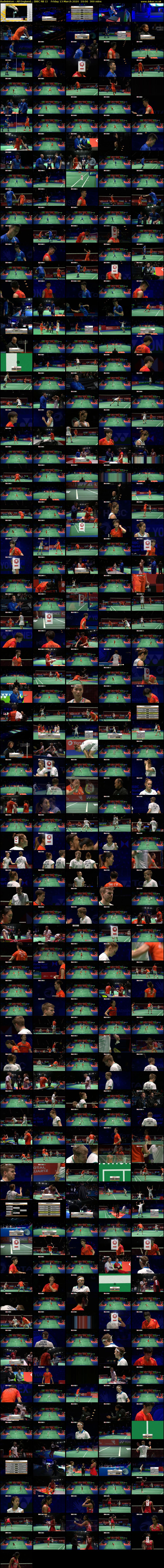 Badminton - All England... (BBC RB 1) Friday 13 March 2020 10:00 - 15:00