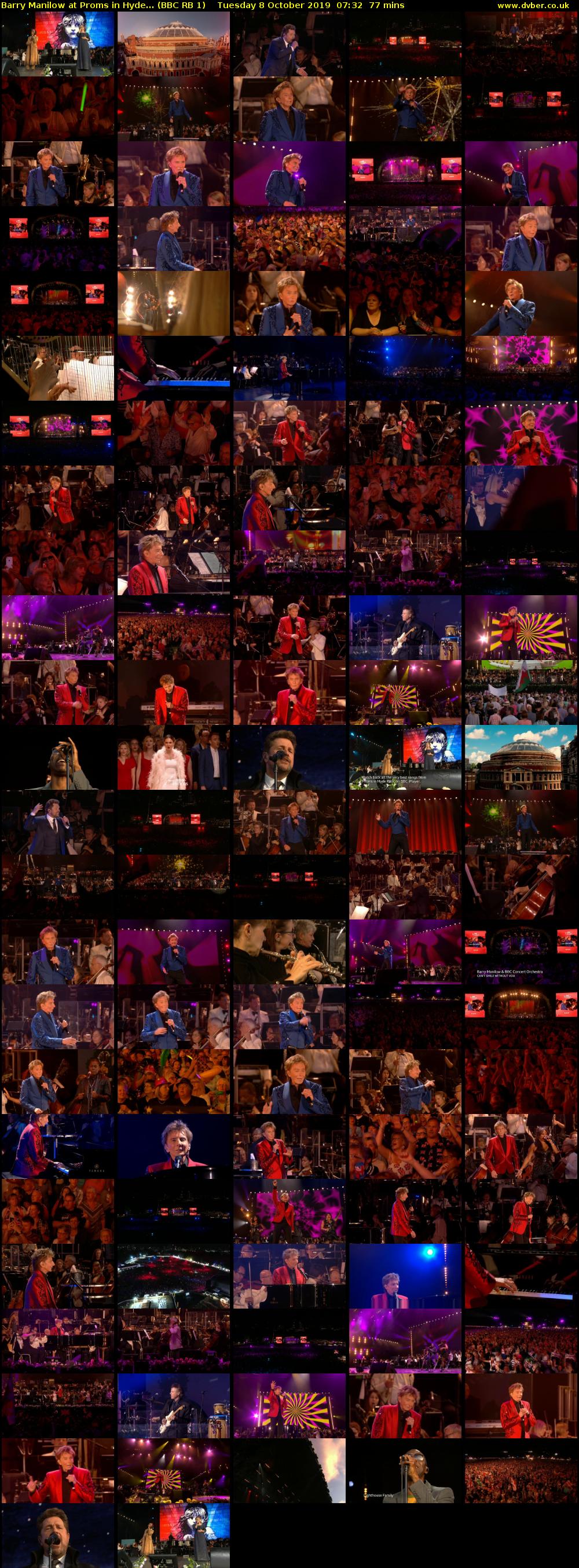 Barry Manilow at Proms in Hyde... (BBC RB 1) Tuesday 8 October 2019 07:32 - 08:49