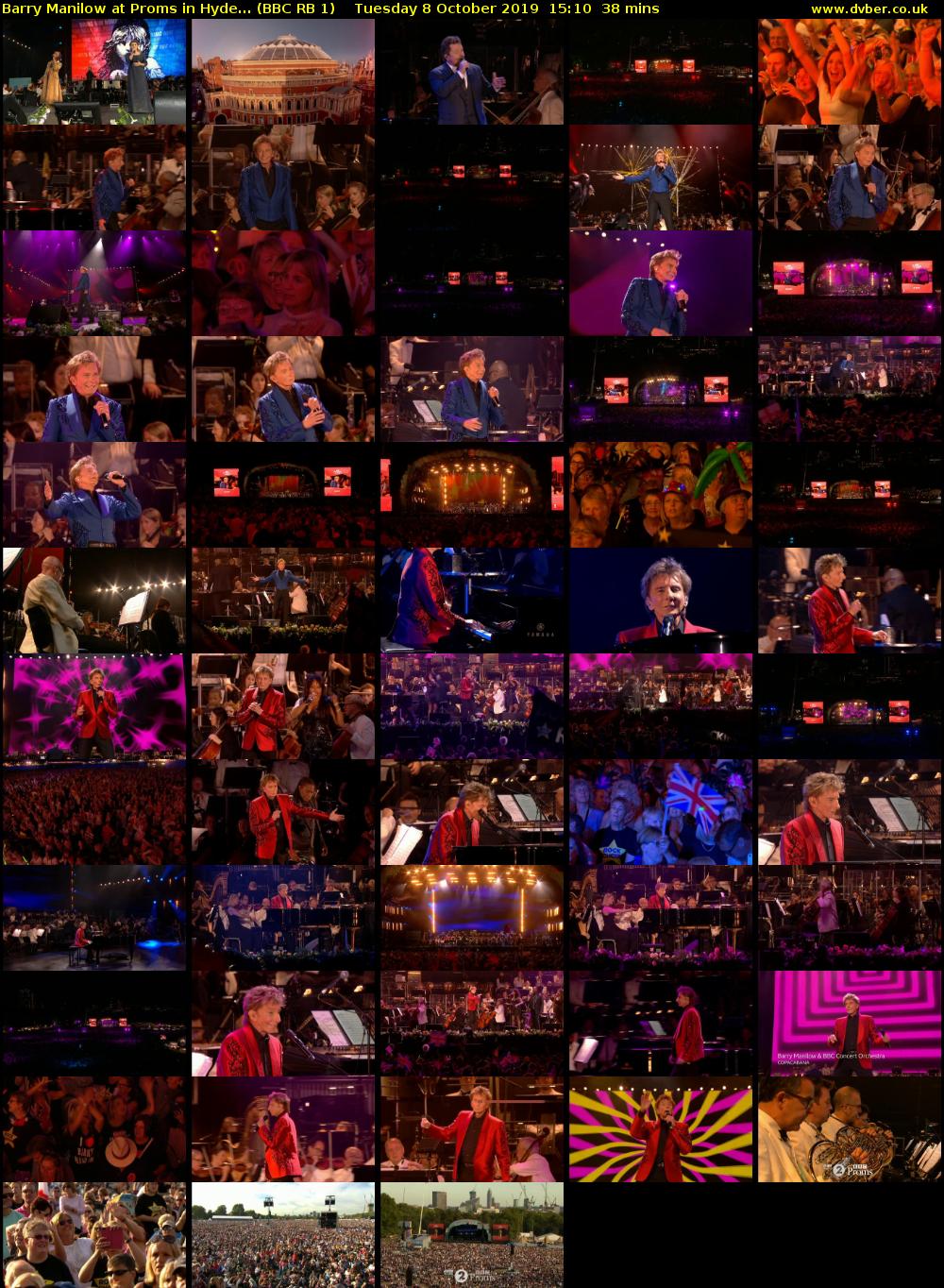 Barry Manilow at Proms in Hyde... (BBC RB 1) Tuesday 8 October 2019 15:10 - 15:48