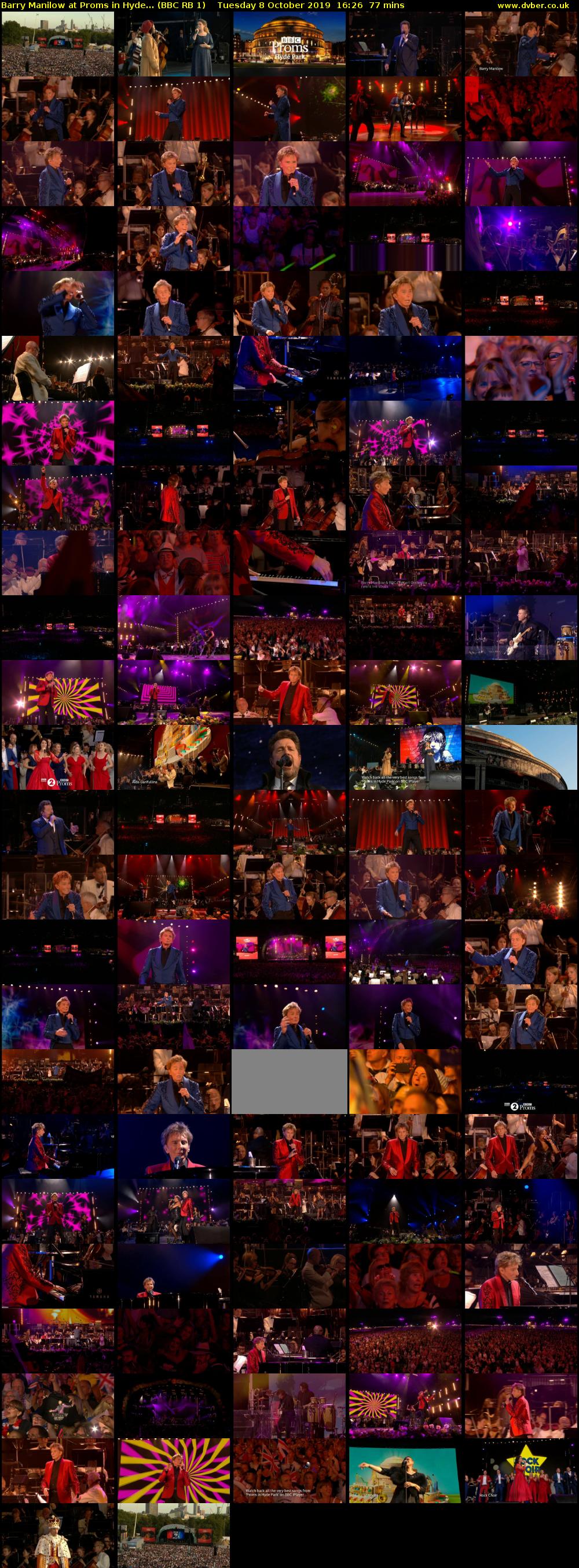 Barry Manilow at Proms in Hyde... (BBC RB 1) Tuesday 8 October 2019 16:26 - 17:43