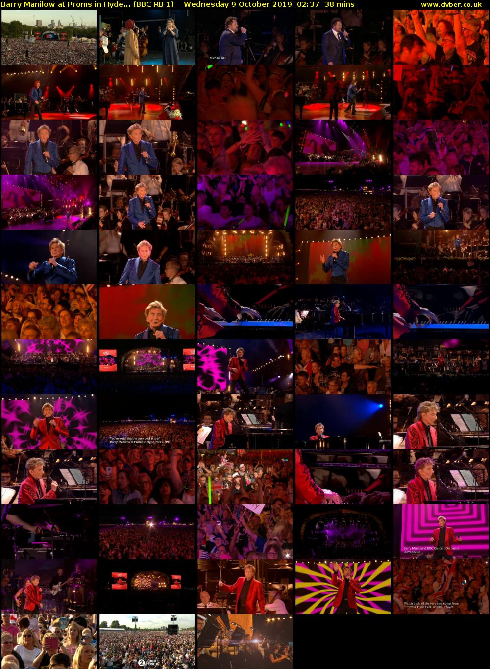 Barry Manilow at Proms in Hyde... (BBC RB 1) Wednesday 9 October 2019 02:37 - 03:15