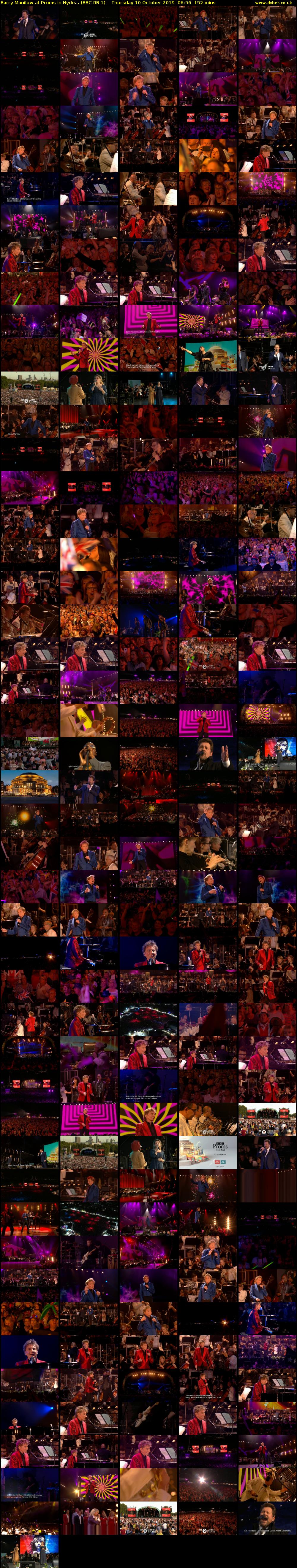 Barry Manilow at Proms in Hyde... (BBC RB 1) Thursday 10 October 2019 06:56 - 09:28