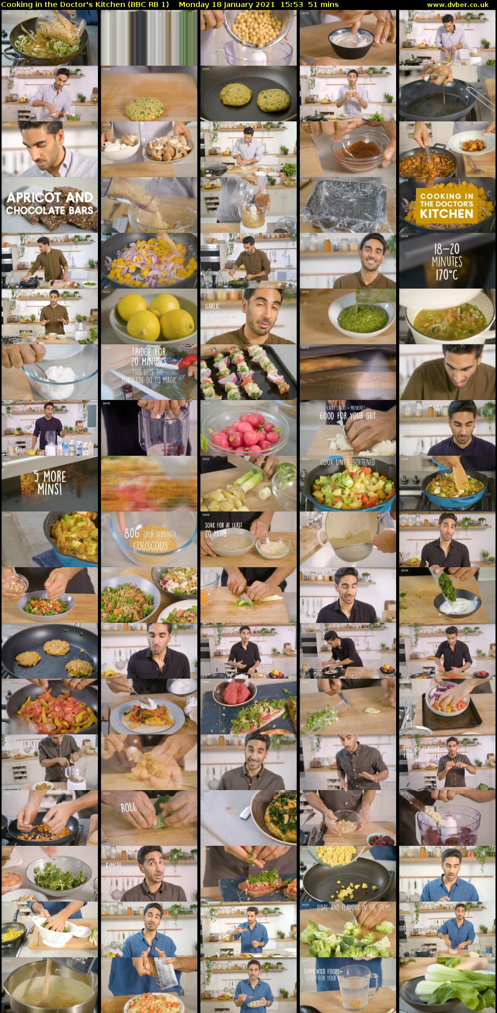 Cooking in the Doctor's Kitchen (BBC RB 1) Monday 18 January 2021 15:53 - 16:44