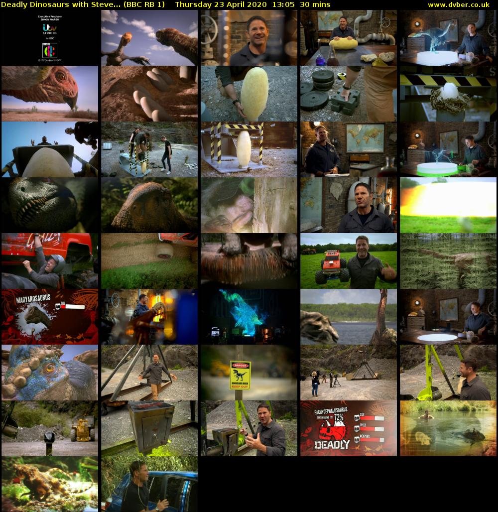 Deadly Dinosaurs with Steve... (BBC RB 1) Thursday 23 April 2020 13:05 - 13:35