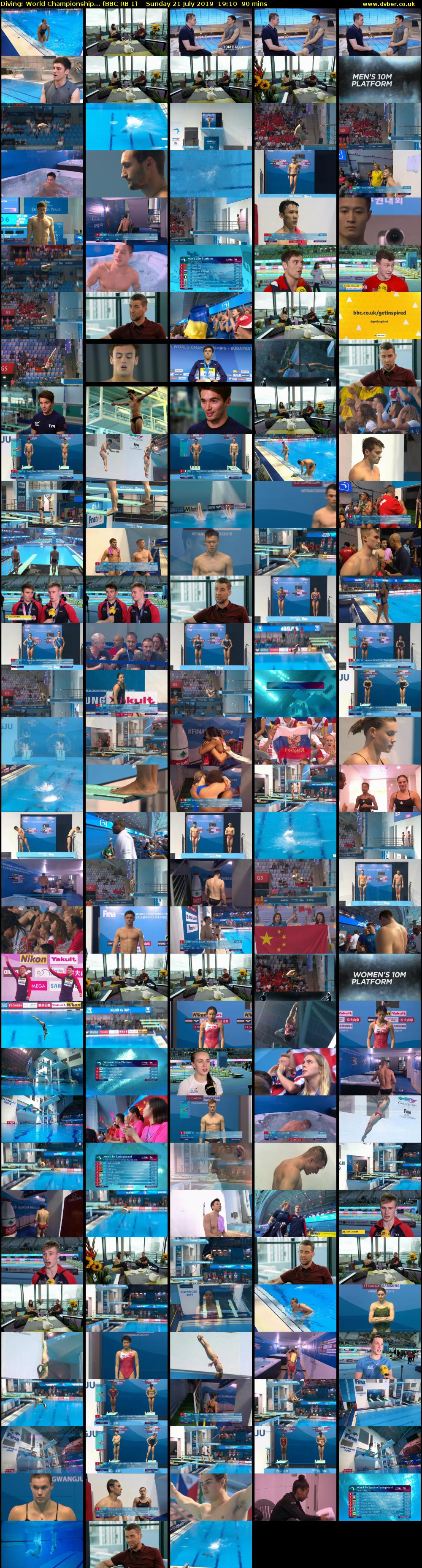 Diving: World Championship... (BBC RB 1) Sunday 21 July 2019 19:10 - 20:40