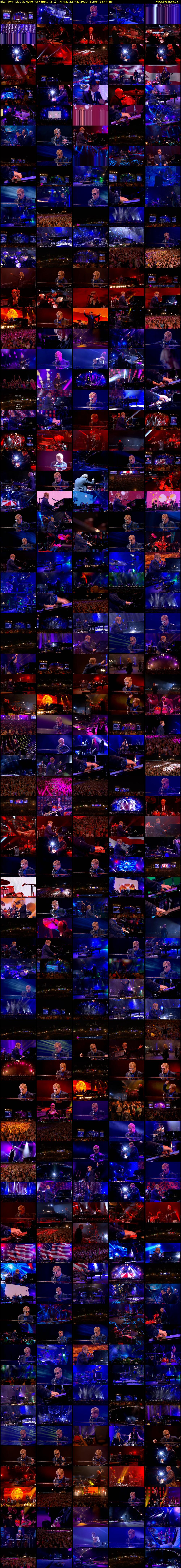 Elton John Live at Hyde Park (BBC RB 1) Friday 22 May 2020 21:58 - 01:55