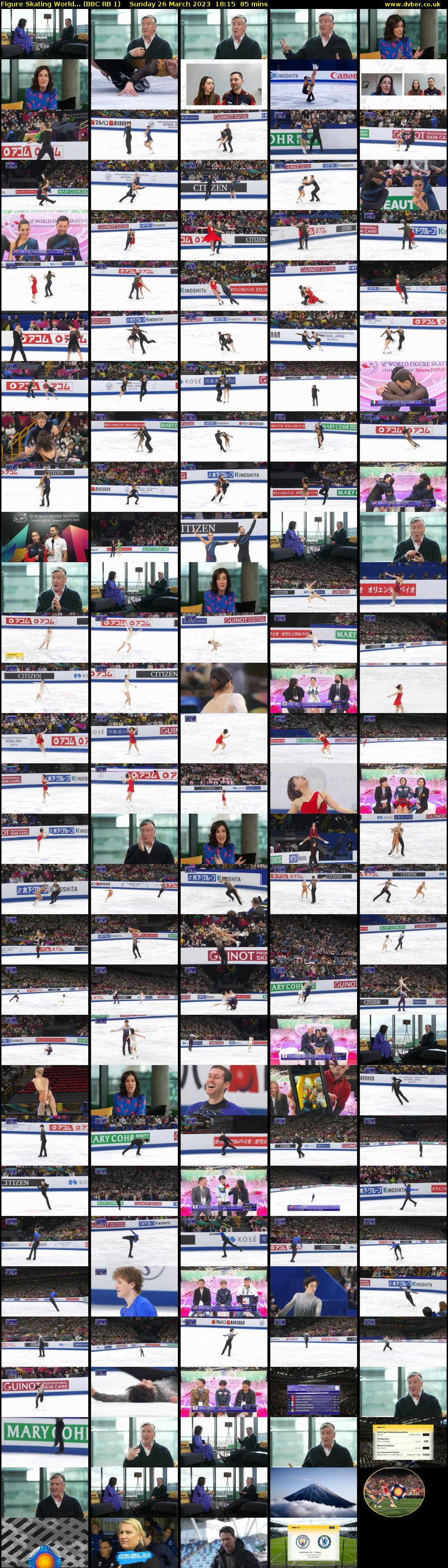 Figure Skating World... (BBC RB 1) Sunday 26 March 2023 18:15 - 19:40