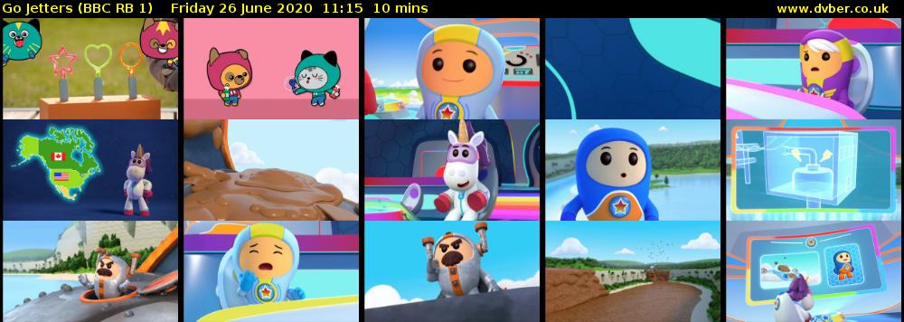 Go Jetters (BBC RB 1) Friday 26 June 2020 11:15 - 11:25
