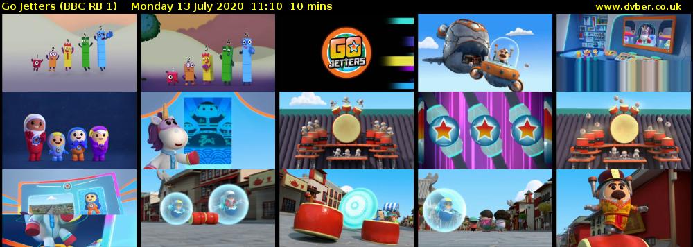 Go Jetters (BBC RB 1) Monday 13 July 2020 11:10 - 11:20