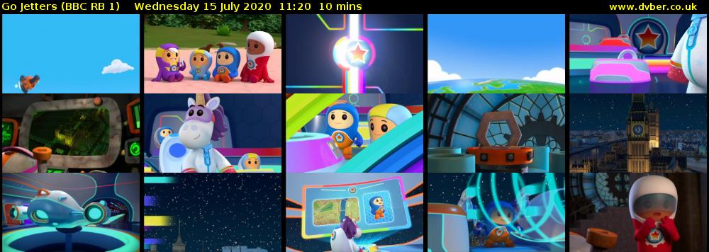 Go Jetters (BBC RB 1) Wednesday 15 July 2020 11:20 - 11:30