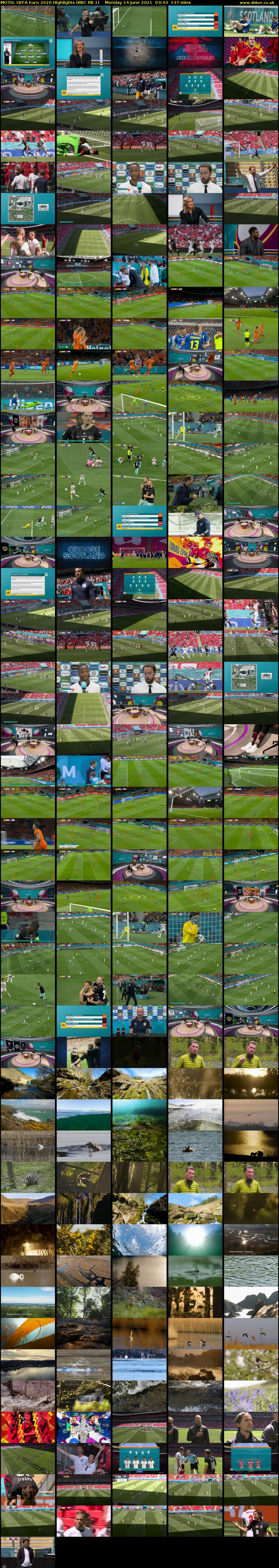 MOTD: UEFA Euro 2020 Highlights (BBC RB 1) Monday 14 June 2021 03:43 - 06:00