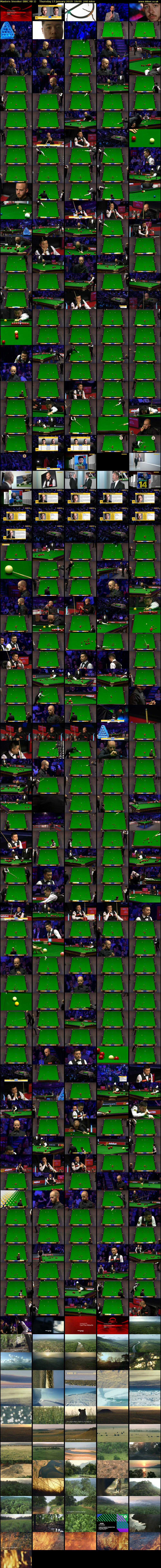 Masters Snooker (BBC RB 1) Thursday 17 January 2019 19:00 - 23:00