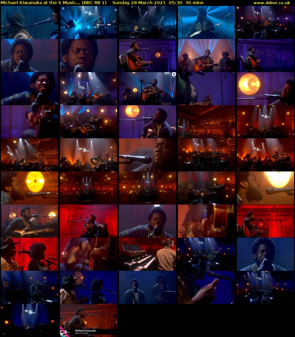 Michael Kiwanuka at the 6 Music... (BBC RB 1) Sunday 28 March 2021 05:30 - 06:00