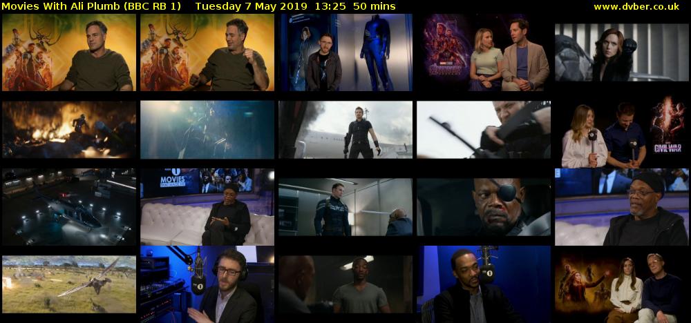 Movies With Ali Plumb (BBC RB 1) Tuesday 7 May 2019 13:25 - 14:15