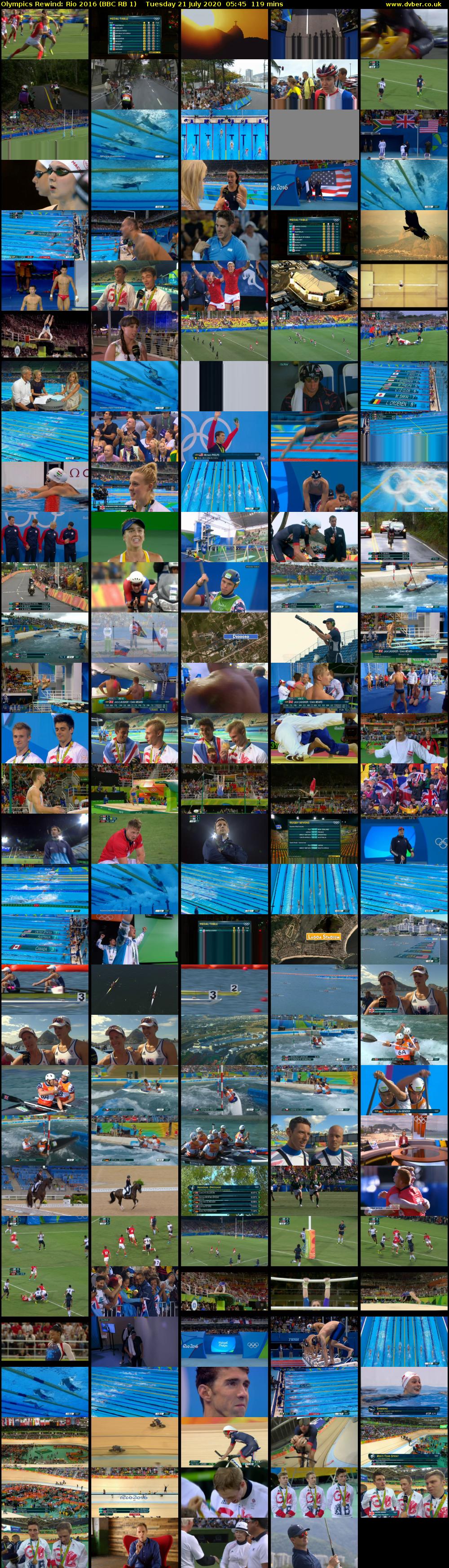 Olympics Rewind: Rio 2016 (BBC RB 1) Tuesday 21 July 2020 05:45 - 07:44