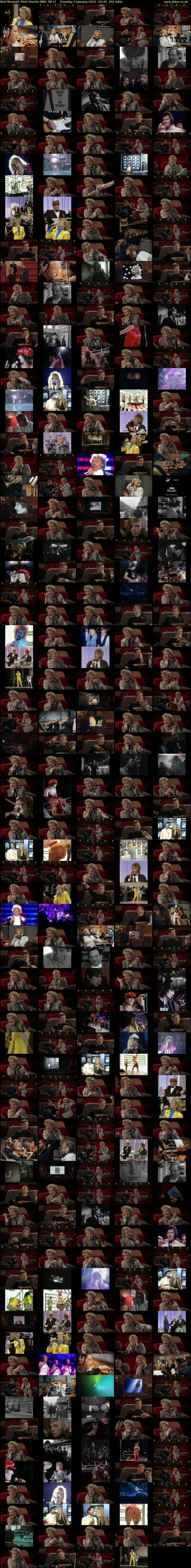 Rod Stewart: Reel Stories (BBC RB 1) Tuesday 7 January 2020 16:46 - 20:08