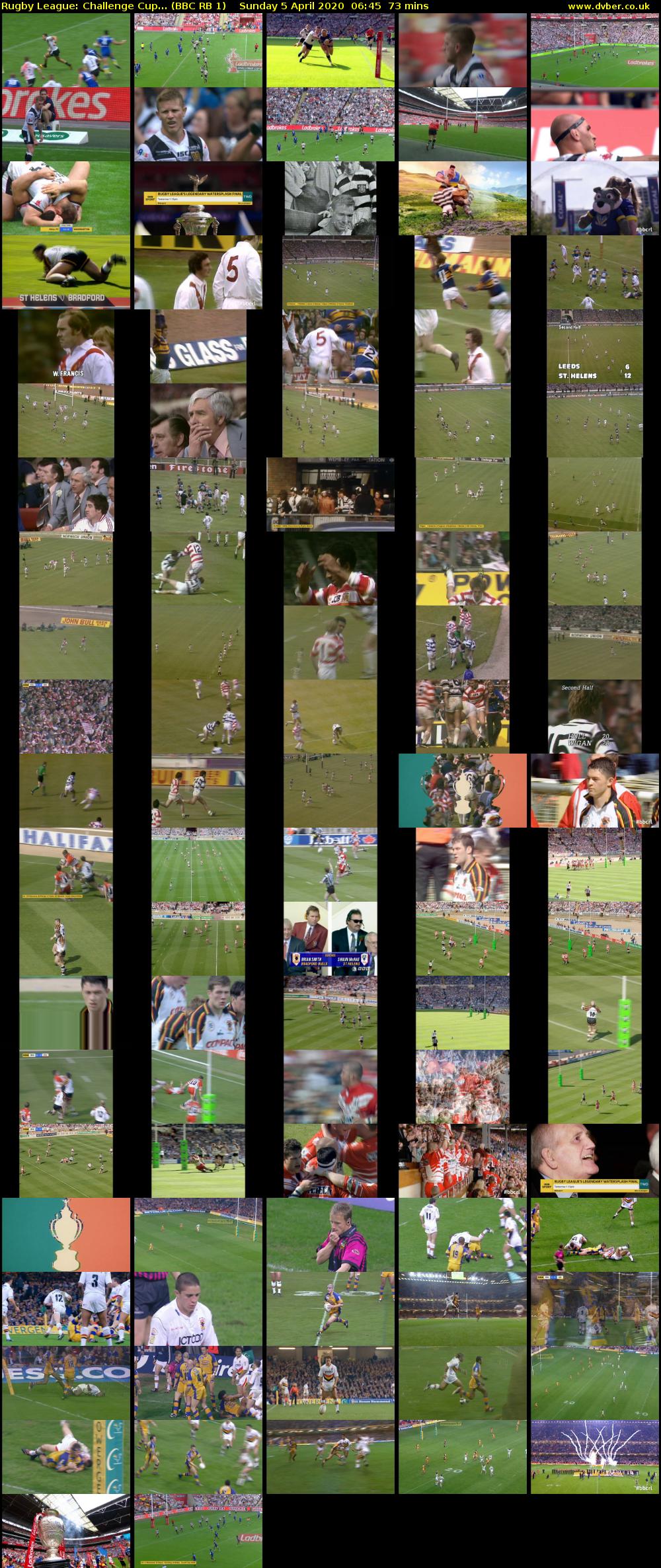 Rugby League: Challenge Cup... (BBC RB 1) Sunday 5 April 2020 06:45 - 07:58