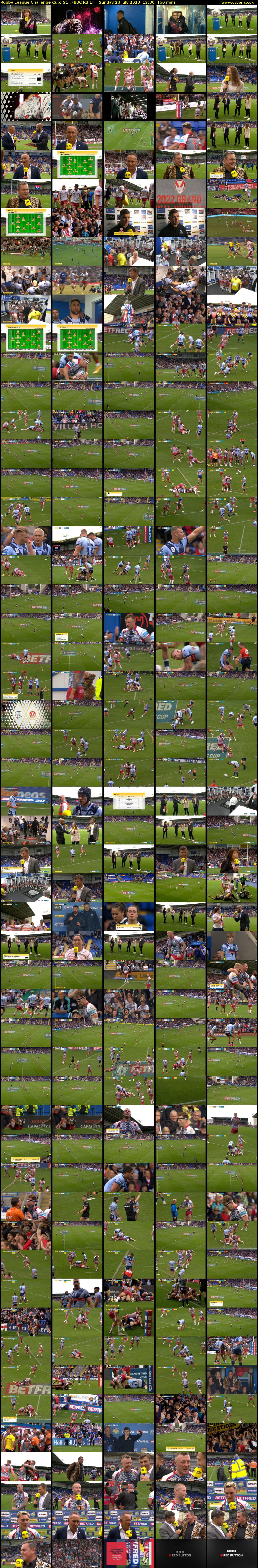 Rugby League Challenge Cup: St... (BBC RB 1) Sunday 23 July 2023 12:30 - 15:00