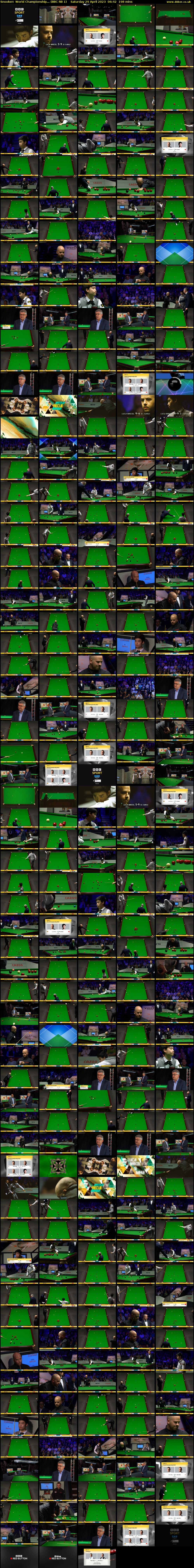 Snooker: World Championship... (BBC RB 1) Saturday 29 April 2023 06:42 - 10:00