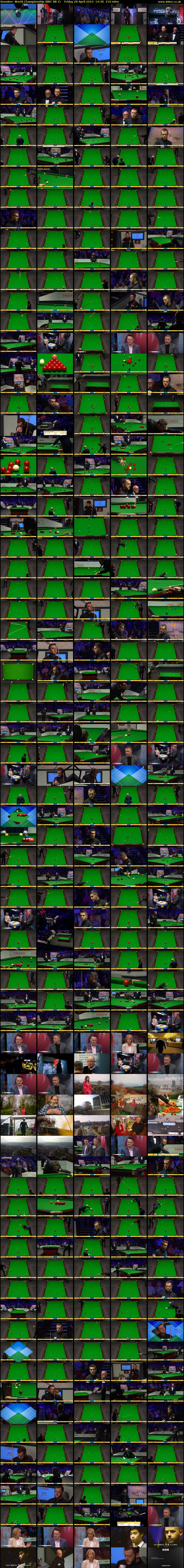 Snooker: World Championship (BBC RB 1) Friday 28 April 2023 14:30 - 18:00
