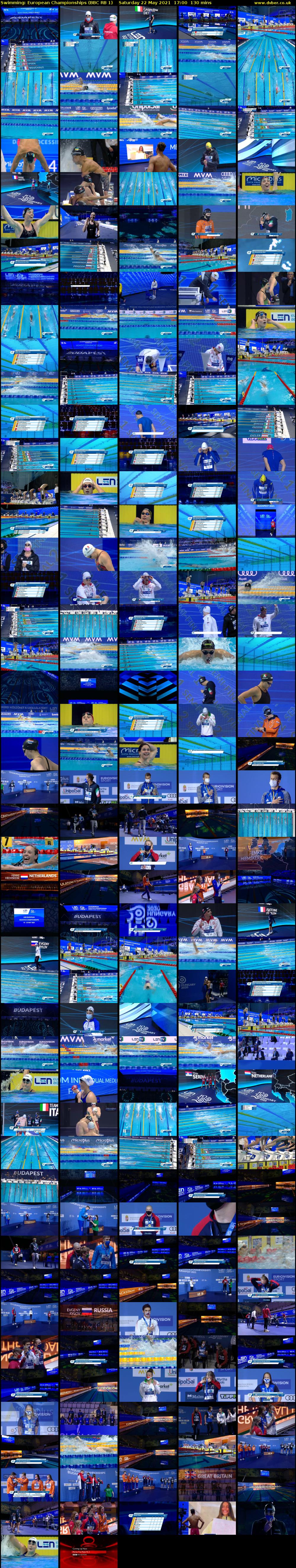 Swimming: European Championships (BBC RB 1) Saturday 22 May 2021 17:00 - 19:10