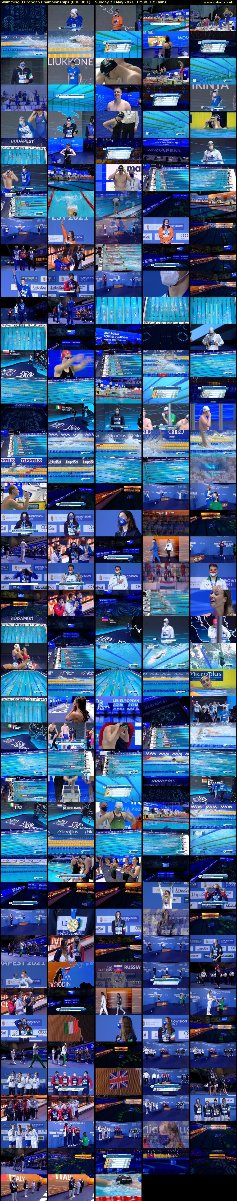 Swimming: European Championships (BBC RB 1) Sunday 23 May 2021 17:00 - 19:05