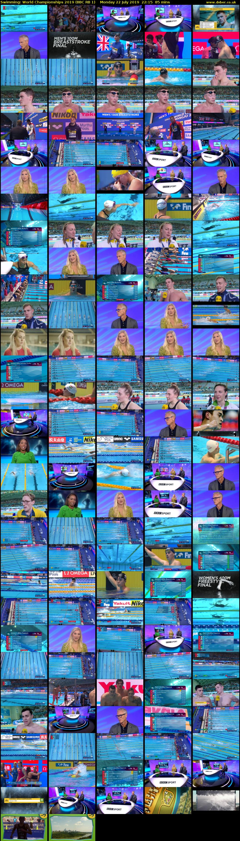 Swimming: World Championships 2019 (BBC RB 1) Monday 22 July 2019 22:15 - 23:40