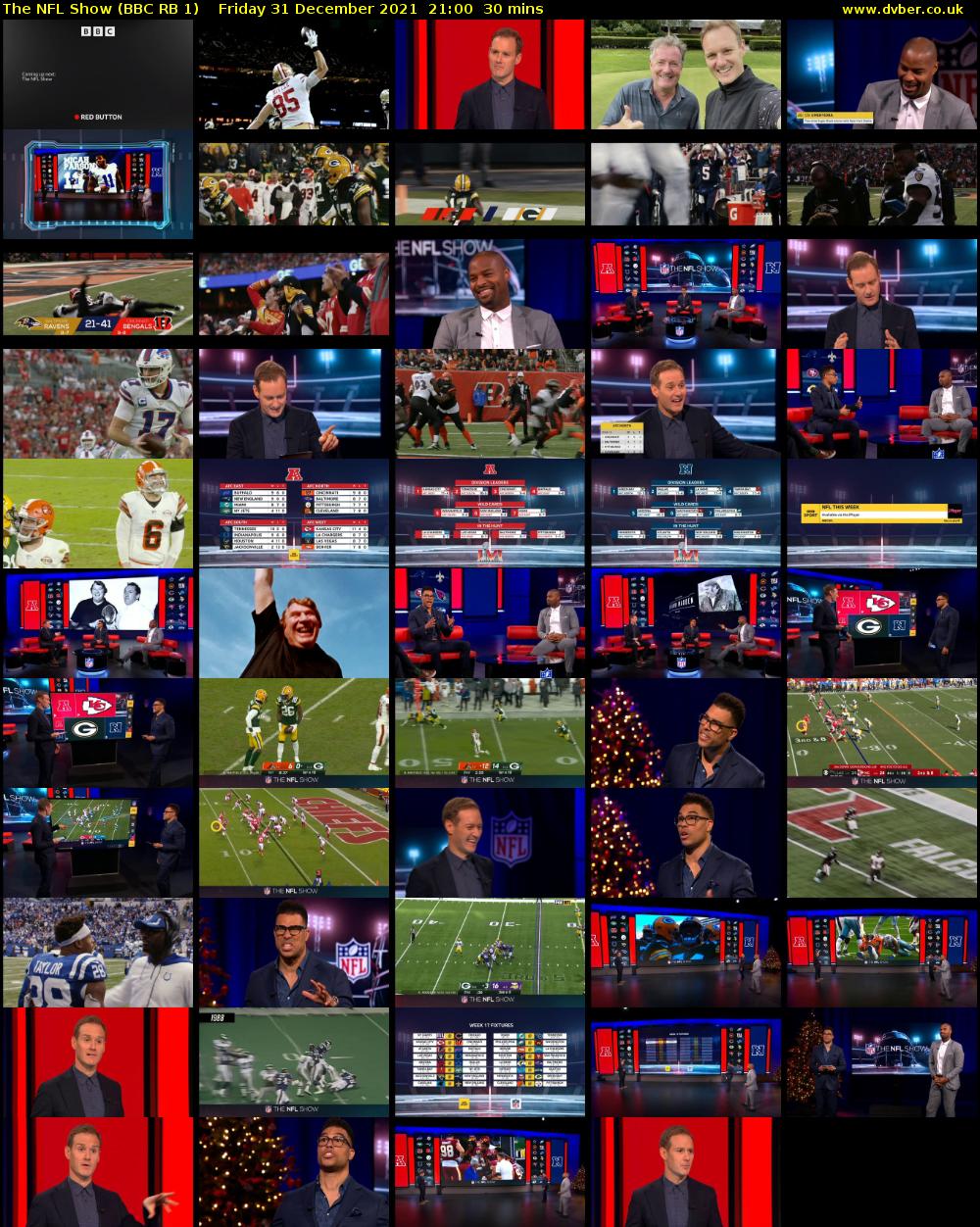 The NFL Show (BBC RB 1) Friday 31 December 2021 21:00 - 21:30