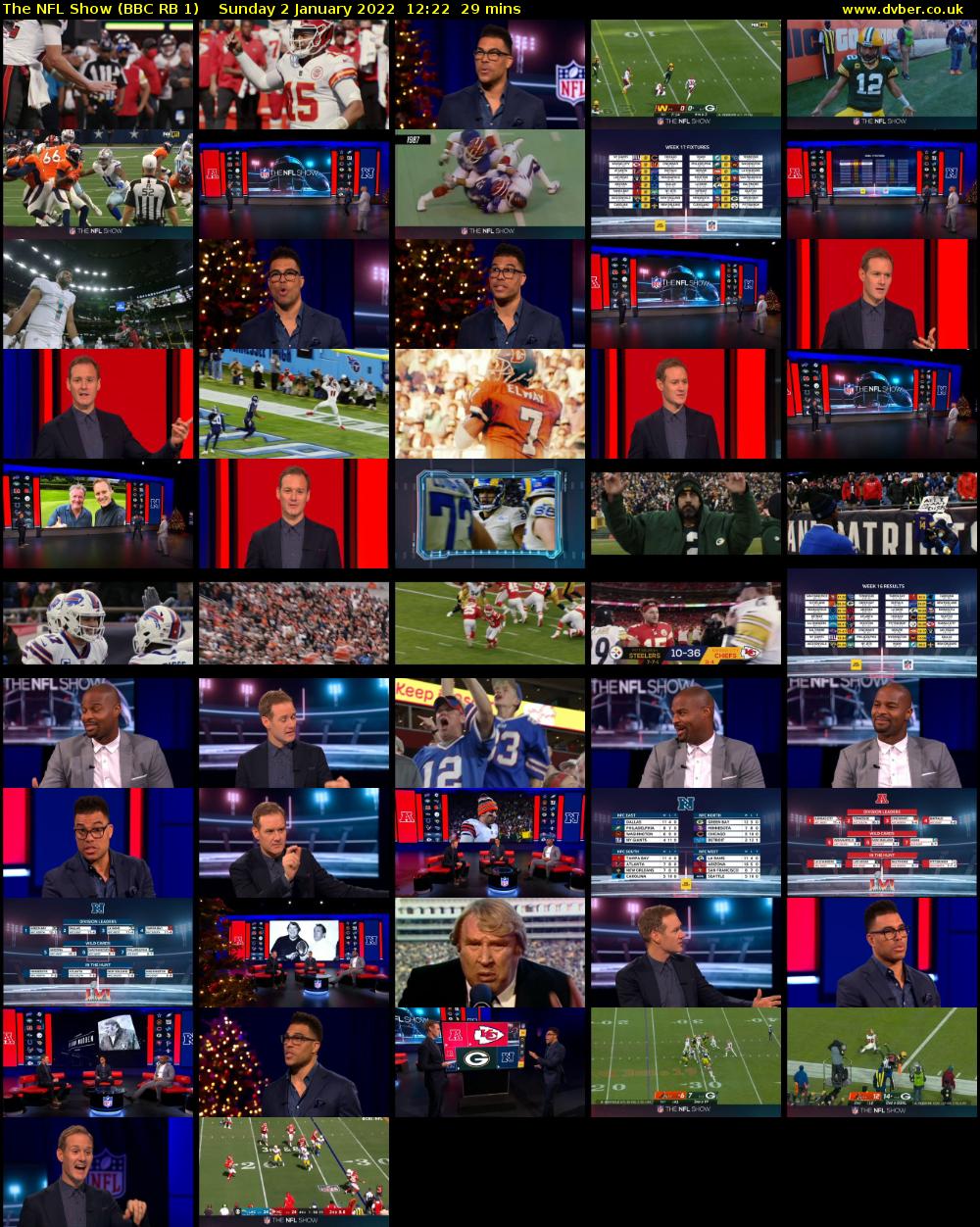 The NFL Show (BBC RB 1) Sunday 2 January 2022 12:22 - 12:51