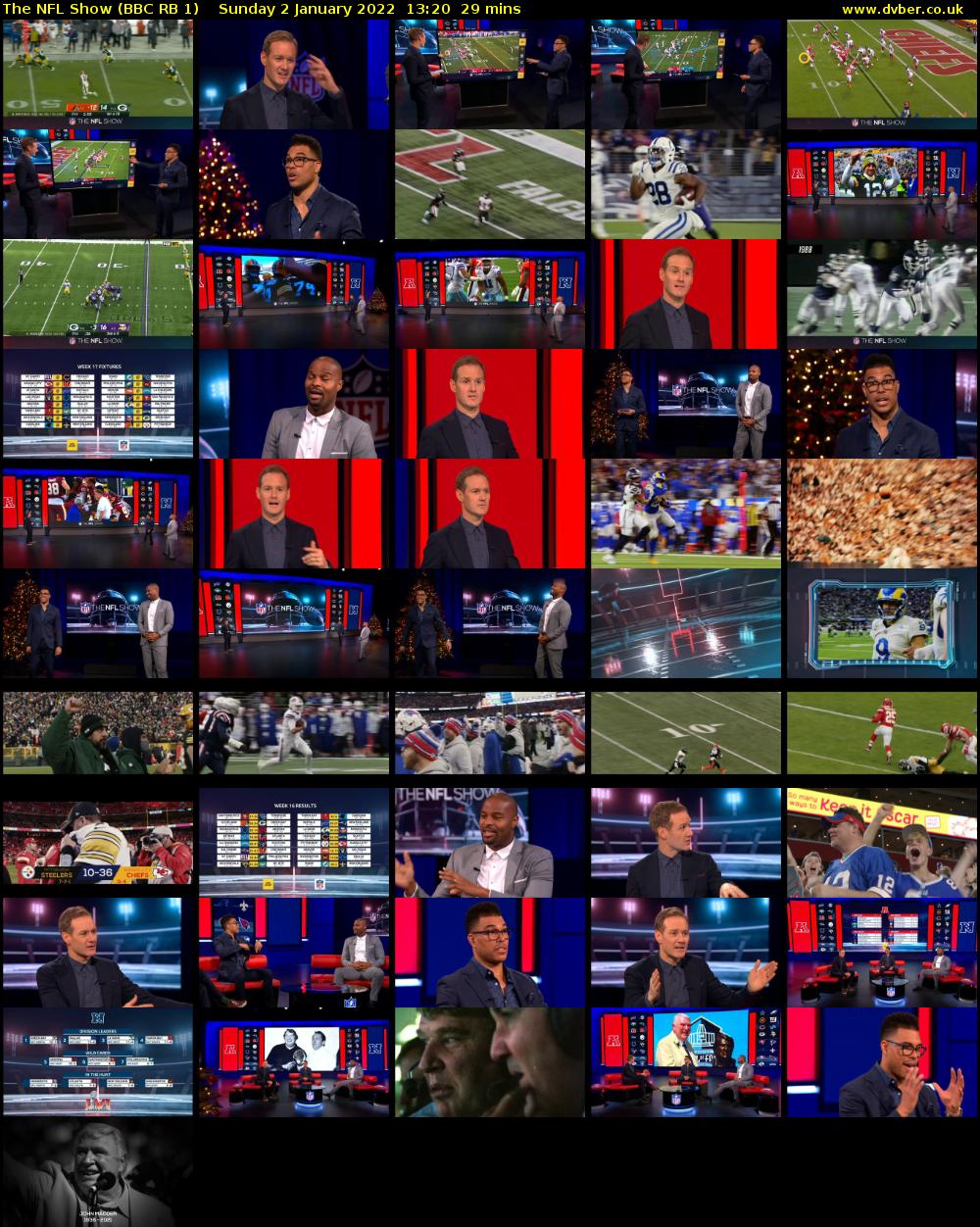 The NFL Show (BBC RB 1) Sunday 2 January 2022 13:20 - 13:49