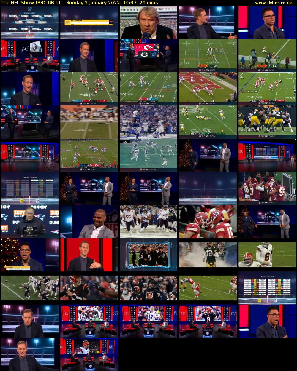 The NFL Show (BBC RB 1) Sunday 2 January 2022 14:47 - 15:16