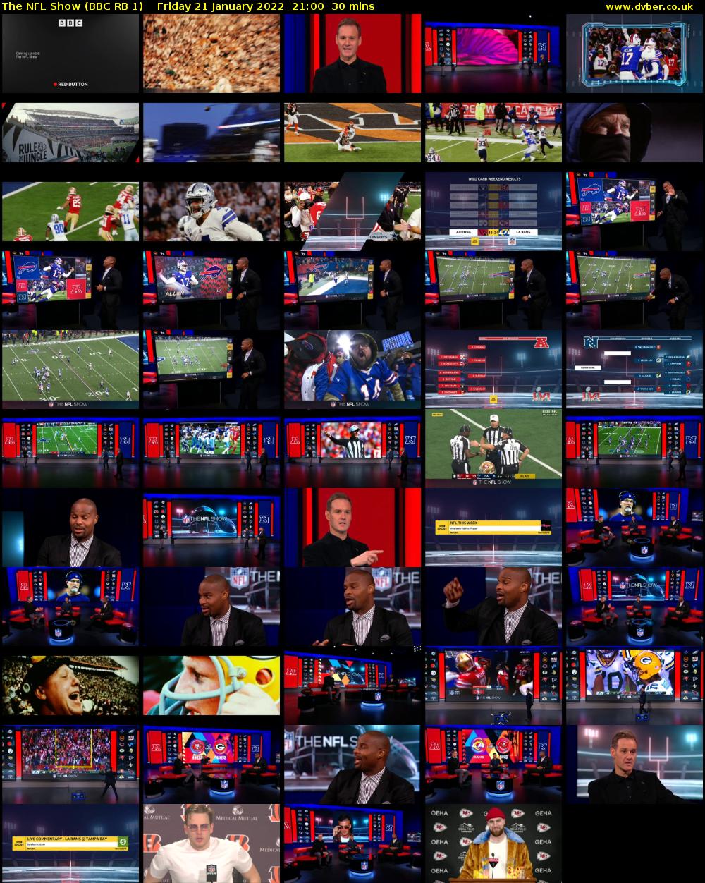 The NFL Show (BBC RB 1) Friday 21 January 2022 21:00 - 21:30