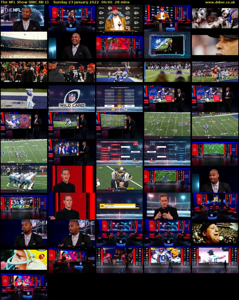 The NFL Show (BBC RB 1) Sunday 23 January 2022 06:00 - 06:28